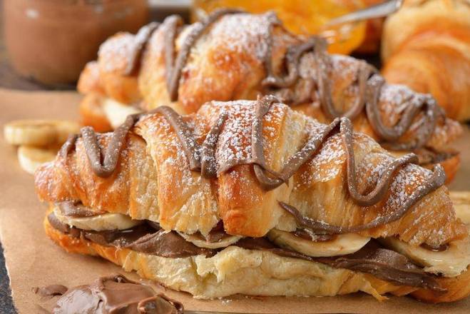 Order CHOCO BANANA FRENCH CROISSANT food online from Amore Pizzeria store, Clearwater on bringmethat.com