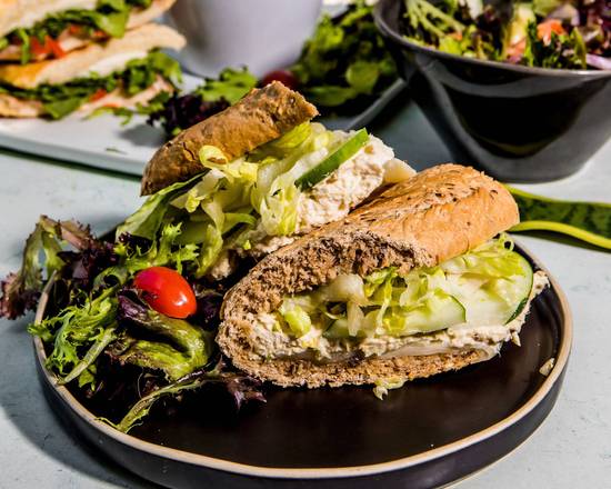 Order Tuna Salad Sandwich food online from Crema Gourmet Espresso Bar store, Miami on bringmethat.com