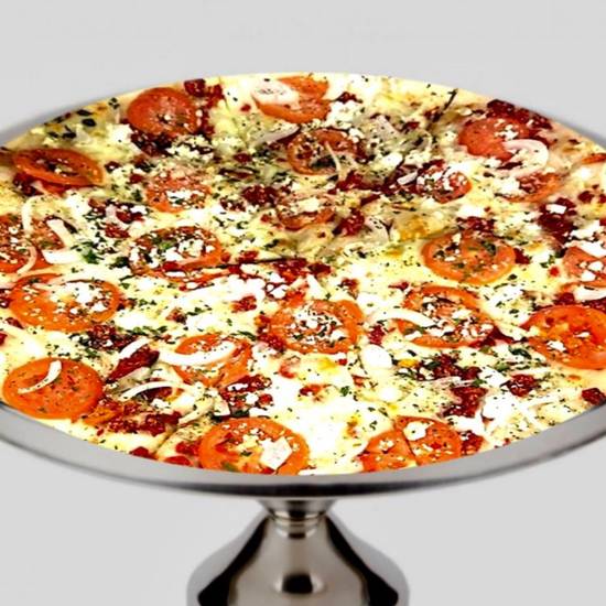 Order Sun-Dried Tomato Pizza food online from Nypd store, Ann Arbor on bringmethat.com