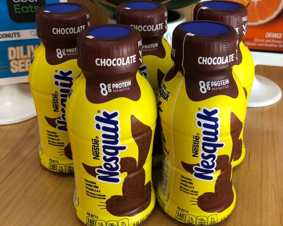 Order Nesquik Low Fat Milk 8 fl oz food online from Sonny Donuts store, Corinth on bringmethat.com