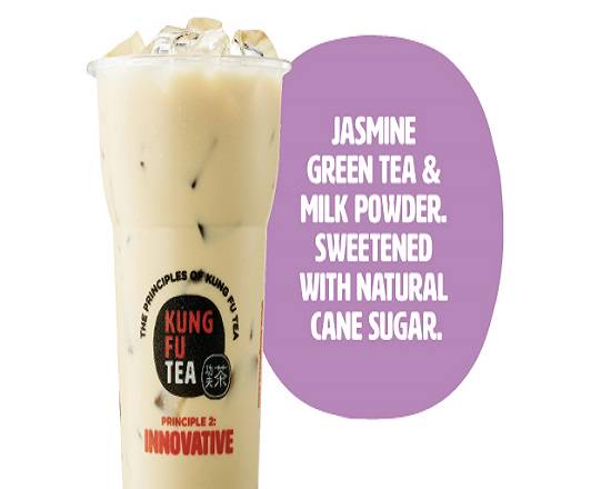 Order Kung Fu Green Milk Tea food online from Kung Fu Tea store, St. Petersburg on bringmethat.com