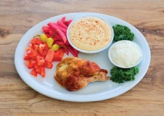 Order # 4 Rot 1/4 Chicken food online from Zest Grill House store, Sun Valley on bringmethat.com