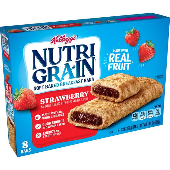 Order Nutri-Grain Strawberry Soft Baked Breakfast Bars, 8 CT food online from Cvs store, SUNNYVALE on bringmethat.com