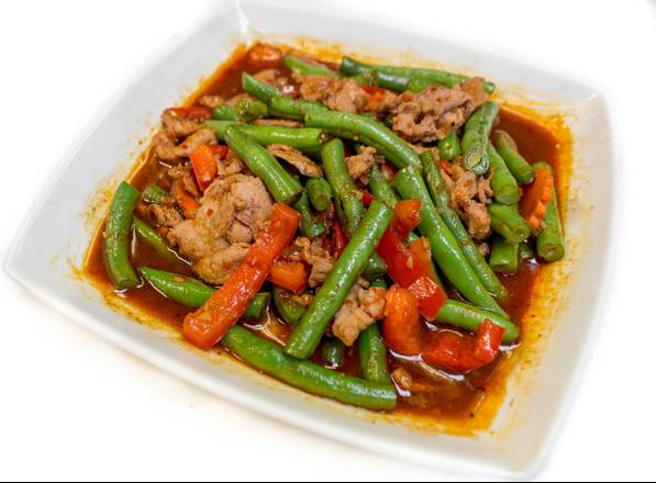 Order Green Beans food online from Thai Chili Cuisine store, Santa Clara on bringmethat.com