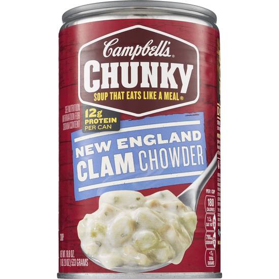 Order Campbell's Chunky Soup New England Clam Chowder food online from Cvs store, LINCOLN on bringmethat.com