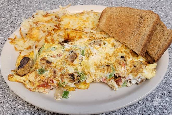 Order Tempeh Omelette food online from Fleetwood diner store, Ann Arbor on bringmethat.com