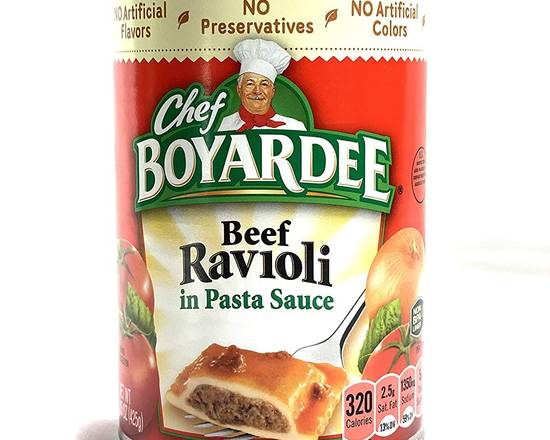 Order Chefboyardee Beef Ravioli food online from Fresko Market store, Miami on bringmethat.com