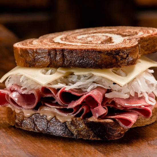 Order Reuben food online from Old School Bagel Cafe store, Oklahoma City on bringmethat.com