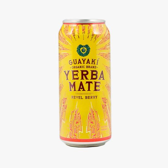 Order Guayaki Yerba Mate Revel Berry Organic food online from The Village Store store, San Diego on bringmethat.com