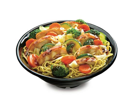 Order Kid's Dark Meat Chicken Yakisoba Bowl food online from Samurai Sams Teriyaki Grill store, Phoenix on bringmethat.com