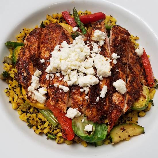 Order CHICKEN POWER GRAIN BOWL food online from 54th Street Grill and Bar store, Saint Joseph on bringmethat.com