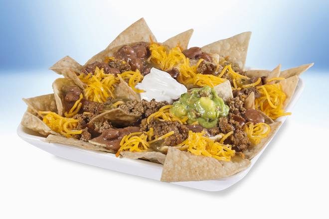Order Nachos food online from Baker Drive-Thru store, San Bernardino on bringmethat.com