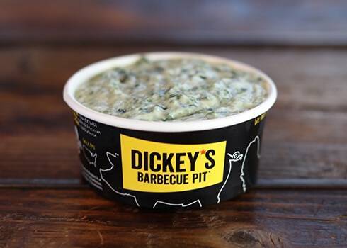 Order Asiago Cheese Creamed Spinach food online from Dickey Barbecue Pit store, Orlando on bringmethat.com