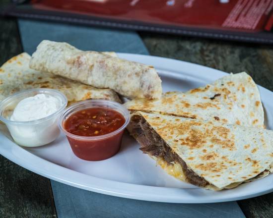 Order Philly Stake Quesadilla food online from Jb Billiards And Bar store, Forest Park on bringmethat.com