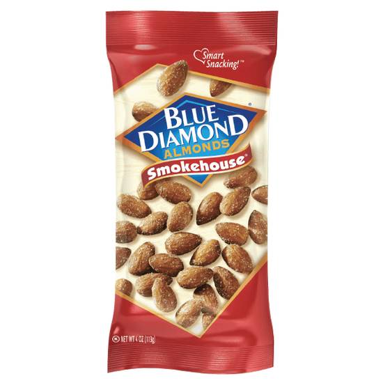Order Blue Diamond Smokehouse Almonds 4oz food online from Casey store, Carter Lake on bringmethat.com