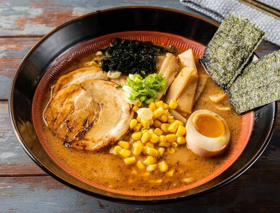 Order #4 Miso Chashu Ramen (Spicy) food online from Kyuramen 九汤屋 store, Cherry Hill on bringmethat.com