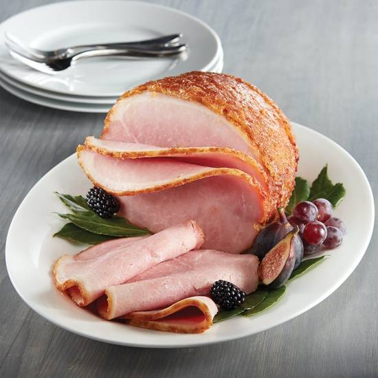 Order Half Boneless HoneyBaked Ham 3-3.99 lbs. food online from Honeybaked Ham store, Columbia on bringmethat.com