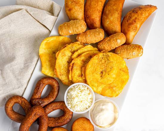 Order Picadita Sabor con Tequeños (4 unidades c/u) food online from Sabor Venezolano Kendall store, Miami on bringmethat.com