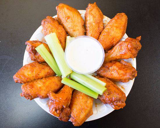 Order 50PC Buffalo Wings food online from Sharks Fish And Chicken store, Lanham on bringmethat.com