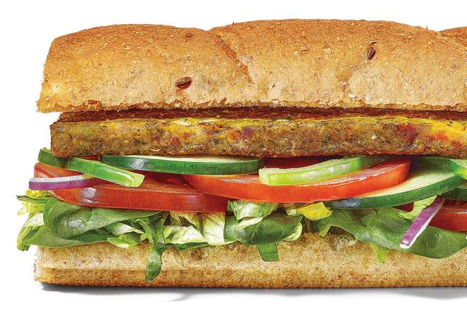 Order Veggie Patty Footlong Regular Sub food online from Subway Sandwiches & Salads store, Essex on bringmethat.com