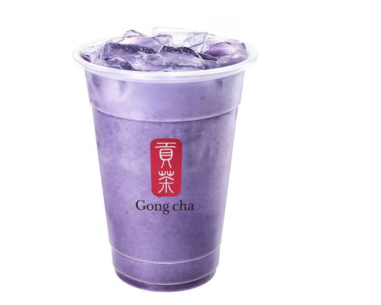 Order Purple Sweet Potato Green Milk Tea food online from Poki Dc & Gong Cha store, Providence on bringmethat.com