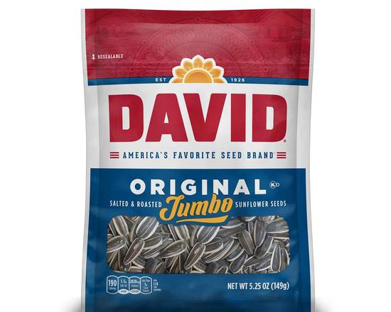 Order David Jumbo Original 5.25oz food online from Trumbull Super Stop store, Trumbull on bringmethat.com