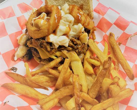 Order Messy Situation Burger food online from The Munchie Machine store, Cape Coral on bringmethat.com