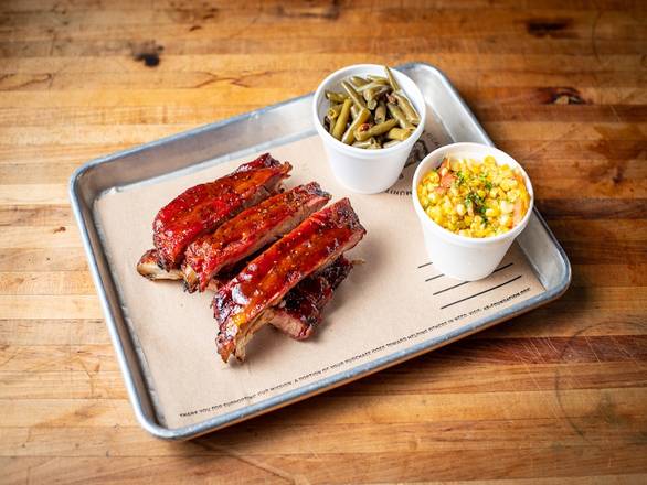 Order 1/2 Rack of St. Louis Style Ribs + 2 Sides food online from 4 Rivers Smokehouse store, Jacksonville on bringmethat.com