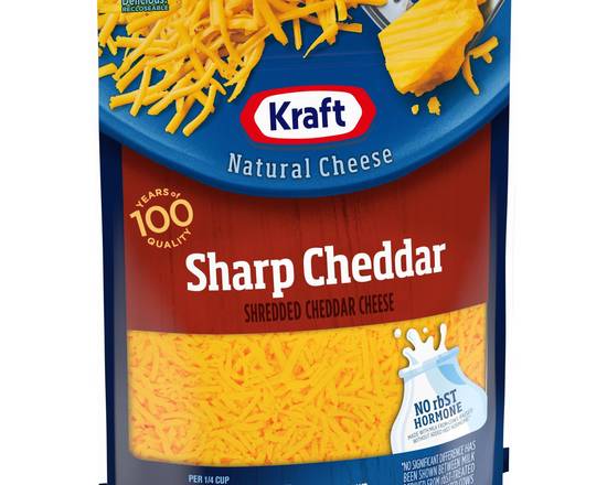 Order Kraft Sharp Cheddar 8oz food online from Trumbull Super Stop store, Trumbull on bringmethat.com