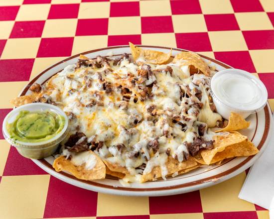 Order Nachos food online from La Trinidad Restaurant store, McHenry on bringmethat.com