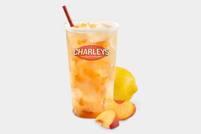 Order PEACH LEMONADE food online from Charleys Cheesesteaks store, Arlington on bringmethat.com