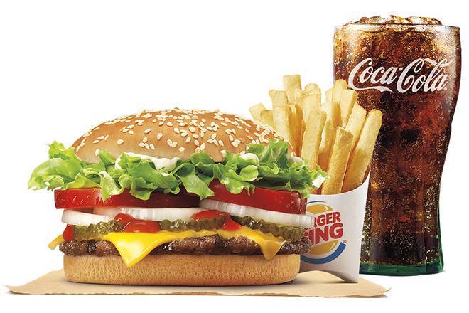 Order WHOPPER® with Cheese Meal food online from Burger King store, St Petersburg on bringmethat.com