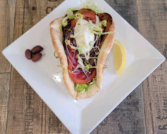 Order Vegan Gyro & French Fries food online from Pizzanada store, Bloomfield on bringmethat.com