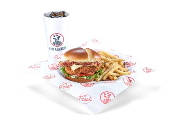 Order Chicken Club Sandwich Meal food online from Slim Chickens store, Little Rock on bringmethat.com