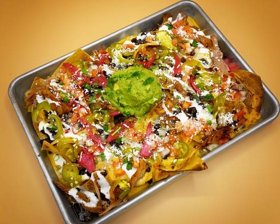 Order Chingon Nachos food online from Los Chingones store, Denver on bringmethat.com