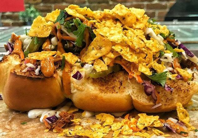 Order Spicy Chicken Slider Wrap food online from Marinate store, West Hollywood on bringmethat.com