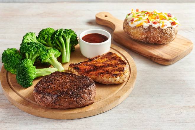 Order Sirloin* & Grilled Chicken food online from Outback Steakhouse store, Daly City on bringmethat.com