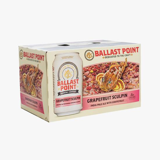 Order Ballast Point Grapefruit Sculpin IPA food online from Santa Monica Liquor store, Santa Monica on bringmethat.com