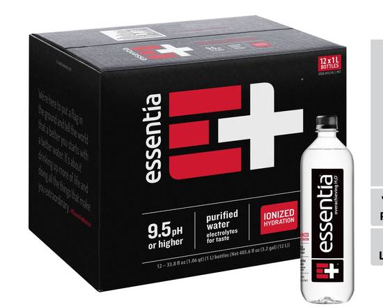 Order Esssentia 12 Pack 1 Liter  food online from Fresko Market store, Miami on bringmethat.com