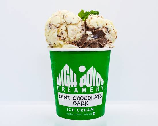 Order Mint Chocolate Bark (Pint) food online from High Point Creamery store, Denver on bringmethat.com