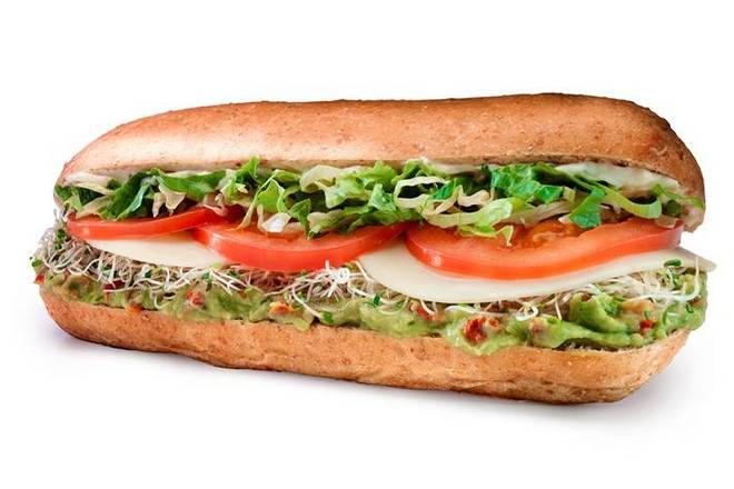 Order Veggie Delite Sandwich Only food online from Milio's Sandwiches store, Eden Prairie on bringmethat.com