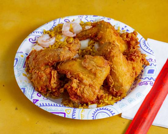 Order Fried Chicken Wings (4 pcs) food online from China Fun store, Baltimore on bringmethat.com