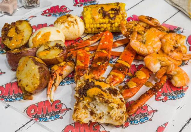 Order Combo 1 food online from Omg Seafood To Go store, Houston on bringmethat.com