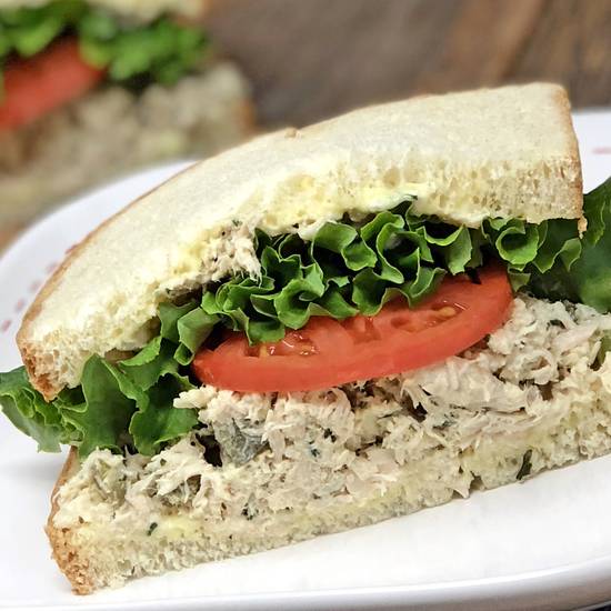 Order Fancy Tuna Sandwich food online from Little Lois Cafe store, Salem on bringmethat.com