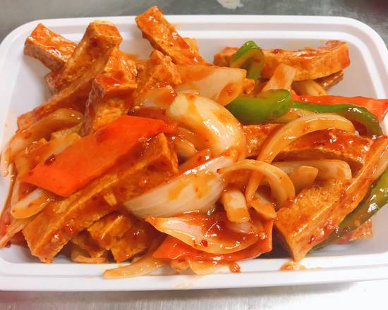 Order Hot and Spicy Bean Curd  干烧豆腐 food online from Yummy Yummy Chinese Restaurant store, New Orleans on bringmethat.com