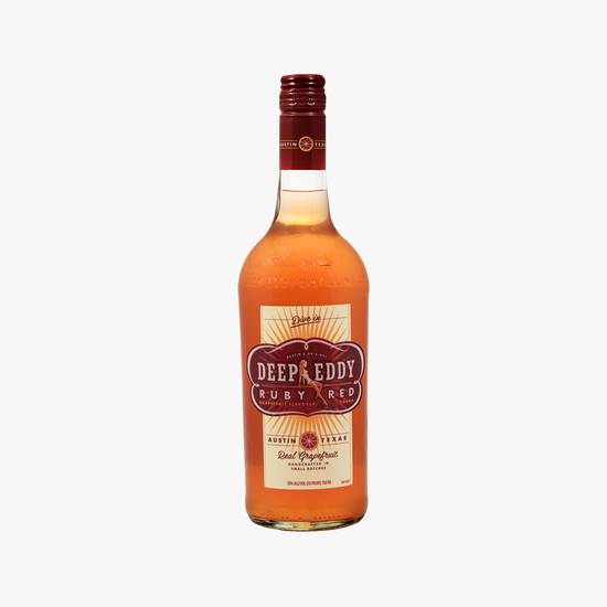 Order Deep Eddy Ruby Red Grapefruit Flavored Vodka food online from Fine Wine & Spirits Warehouse store, Tampa on bringmethat.com