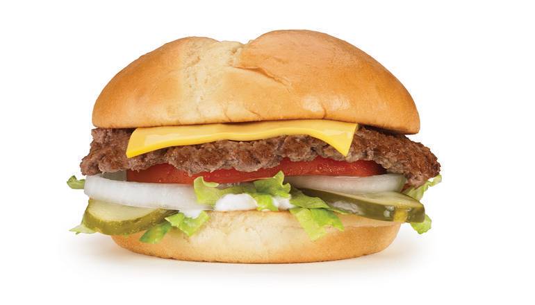 Order Cheeseburger food online from A&W store, Denver on bringmethat.com