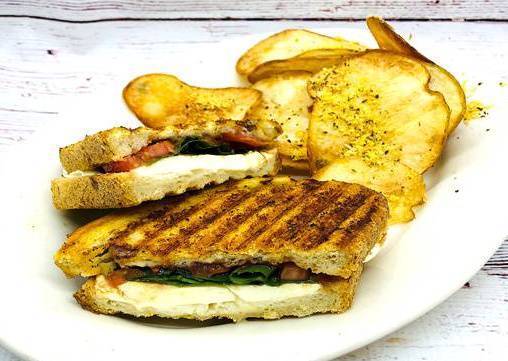 Order Grilled Caprese Sandwich food online from Selma Chicago Pizzeria store, Rancho Santa Margarita on bringmethat.com