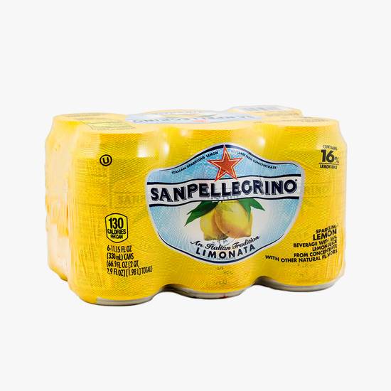 Order San Pellegrino Limonata Sparkling Lemon Beverage food online from Santa Monica Liquor store, Santa Monica on bringmethat.com