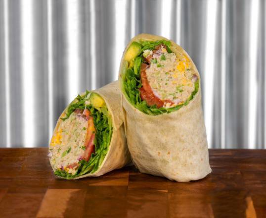 Order Albacore Tuna Salad Wrap food online from Yum Yum Donuts store, San Jose on bringmethat.com
